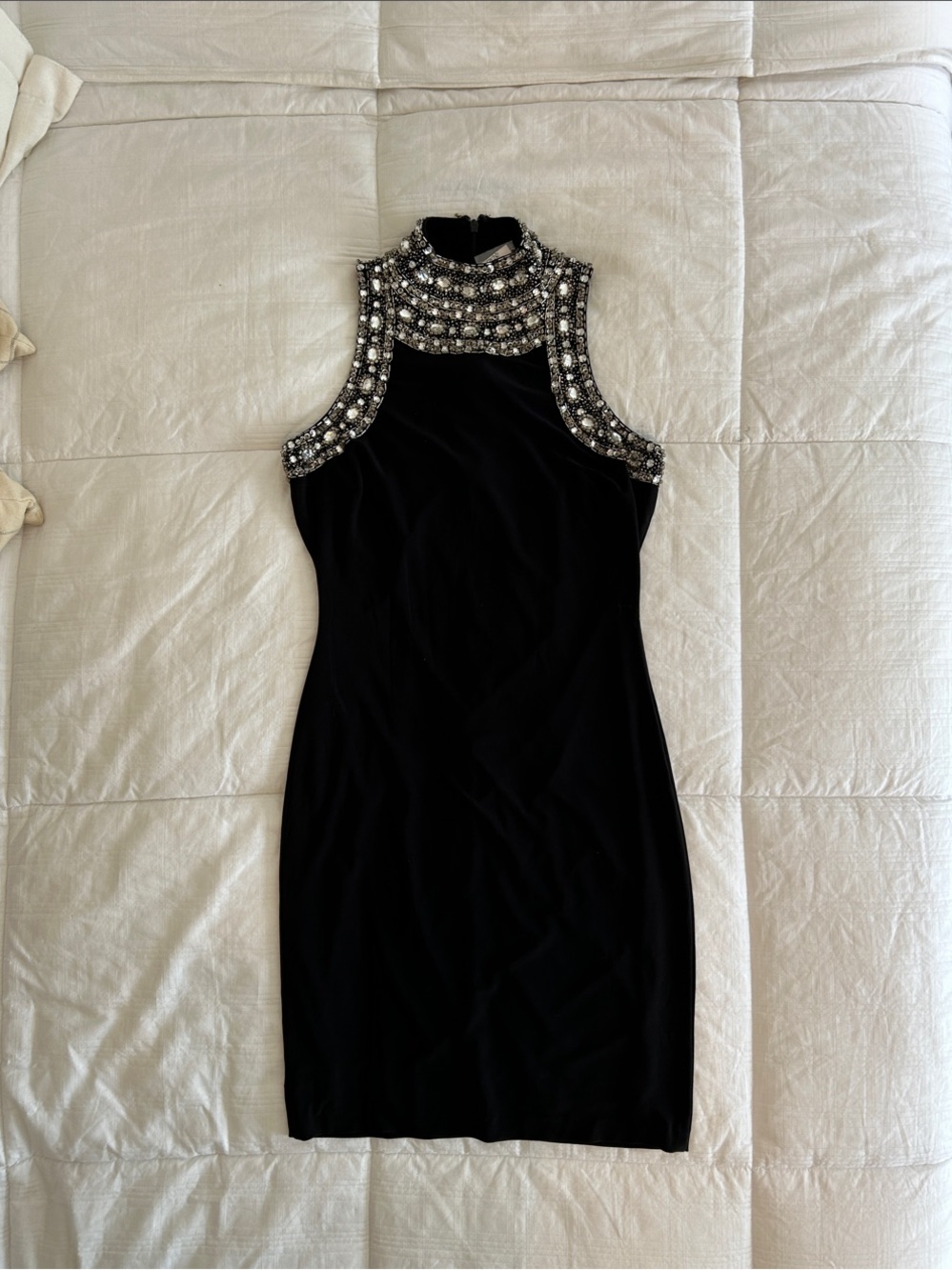 Cache Beaded Cocktail Dress – Black – XS (NWT)